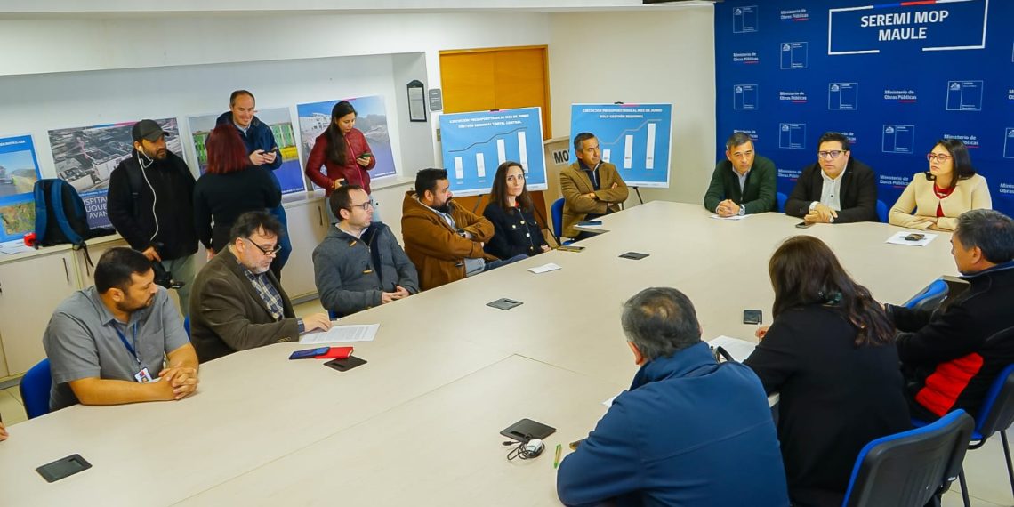MOP del Maule alcanza cifra récord de inversión presupuestaria durante el primer semestre de 2025