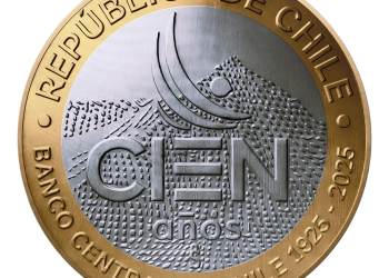 Comenzó a circular hoy nueva moneda de 100 pesos