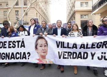 Marcha nacional por concejal desaparecida en Villa Alegre