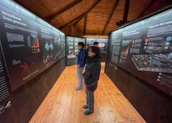 Inauguran exposición inmersiva sobre cambio climático en la Reserva Nacional Altos de Lircay