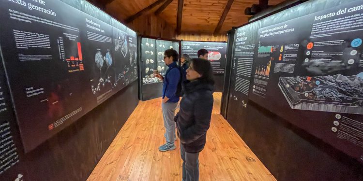 Inauguran exposición inmersiva sobre cambio climático en la Reserva Nacional Altos de Lircay