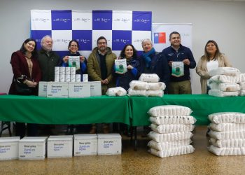 Ecomercado de Curicó recibió donación de alimentos