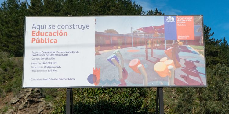 En escuela Junquillar de Constitución se ejecuta primer proyecto de conservación financiado por SLEP Maule Costa