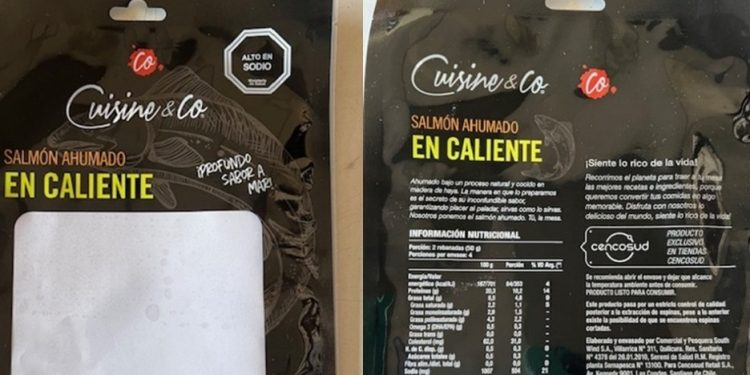 MINSAL informa Alerta Alimentaria por Listeria en Salmón Ahumado en caliente marca Cuisine & Co.