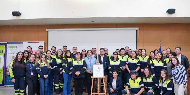 SAMU Maule obtiene premio Diamante de Angels, el más alto estándar en atención prehospitalaria de ACV
