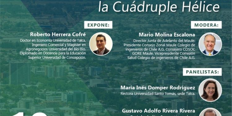 Junta de Adelanto del Maule organiza foro que analizará el desarrollo regional en modelo de la Cuádruple Hélice