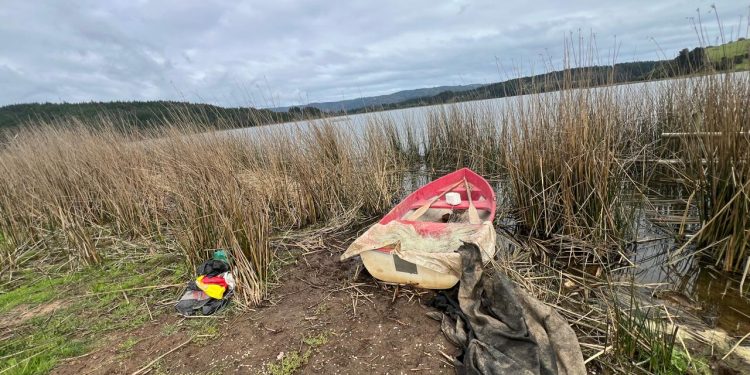 Detectan indicios de pesca ilegal en la Reserva Nacional Laguna Torca 