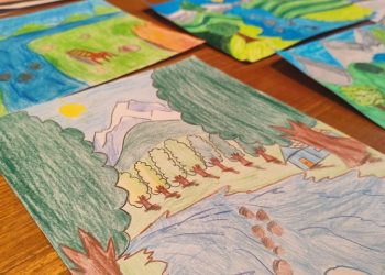 Premiación del 6° Concurso de Dibujo “Cuidamos las Aguas” reunió a estudiantes de Longaví, Retiro y Parral