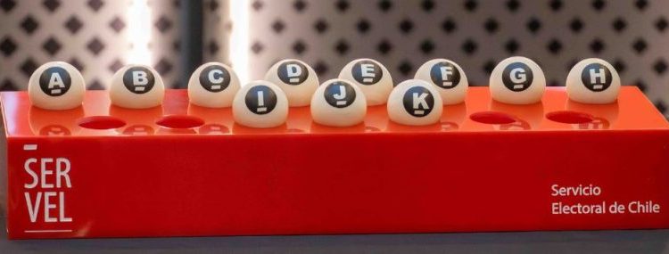 Sepa qué número le tocó a su candidato presidencial en el sorteo del Servel