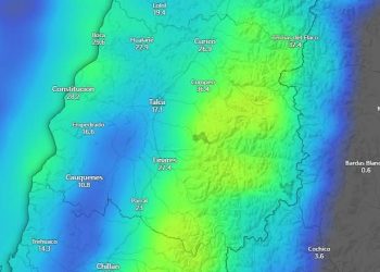 Lluvias llegan este sábado y domingo al Maule