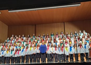 Lucida presentación de Coro Infanto-Juvenil  de la Universidad de Talca en su Concierto de Primavera