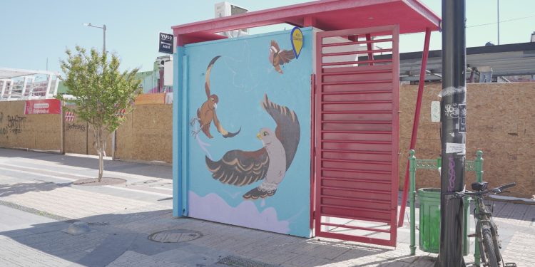 Talca inaugura tres murales como parte de las acciones de recuperación del casco histórico