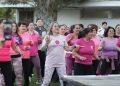 Masivo de zumba para la concientización sobre el cáncer de mama fue todo un éxito en el Maule