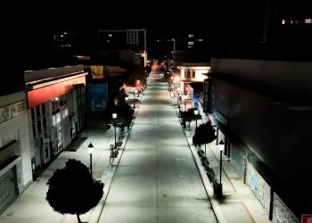 Talca recambiará 400 luminarias led en calle 1 Sur 