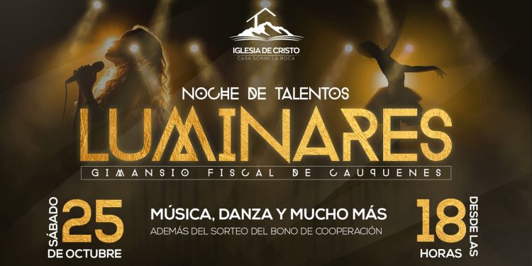 Organizan noche de talentos “luminares” en Cauquenes