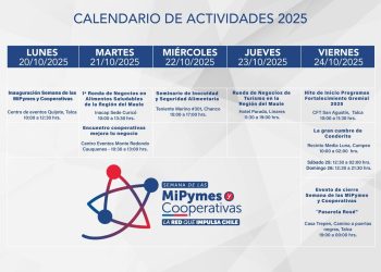 Inauguran en el Maule la Semana de las Mipymes y Cooperativas 2025