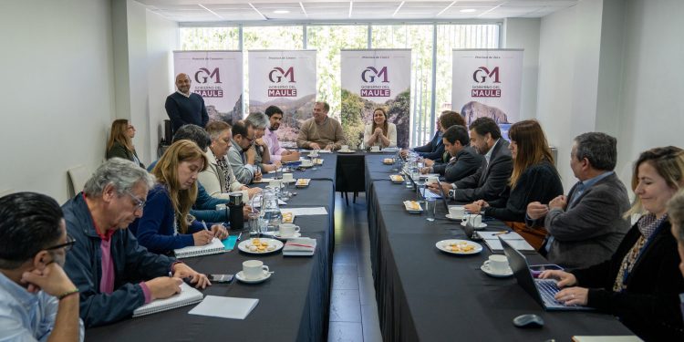 Gobernador Álvarez-Salamanca lidera mesa de trabajo para recuperar las paradas intermedias del Ramal Talca-Constitución