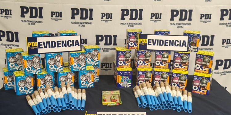 PDI incautó más de 600 fuegos artificiales