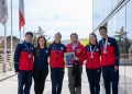 Gobernador del Maule recibe a destacados deportistas del Club Kaif Curicó tras su exitosa participación en el Panamericano de Gimnasia Aeróbica en Uruguay