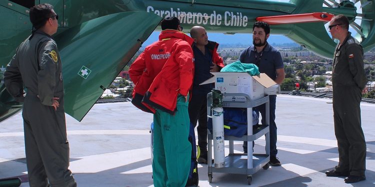 Coordinación en red permitió traslado de paciente con Hantavirus desde Hospital de Curicó al Hospital Regional de Concepción