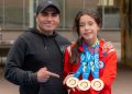 Joven estudiante cauquenina se convierte en primera atleta paralímpica en ganar 3 medallas de oro para Chile en el mismo certamen