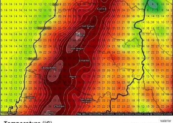 Temperaturas de hasta 36 grados podría haber en el Maule este fin de semana