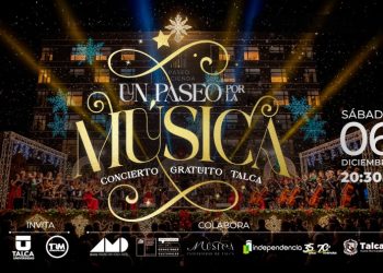 “Un Paseo por la Música”: concierto sinfónico gratuito reunirá a miles de personas en Talca