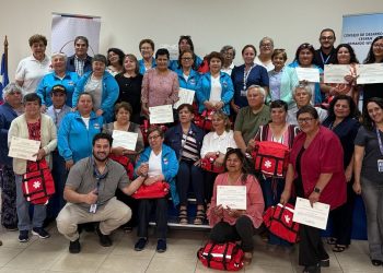 Certifican a 29 respondedores de emergencias comunitarios en Cauquenes