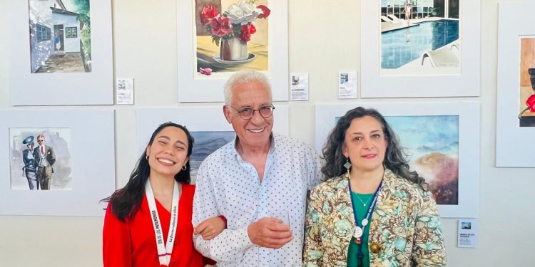 Muestra de acuarelas viste de colores al Museo de Arte y Artesanía de Linares