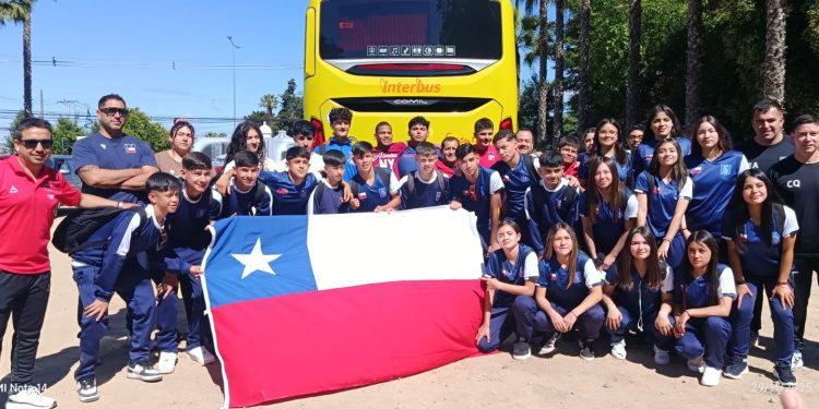 Con sed de triunfos partió la delegación maulina a Sudamericano Deportivo Escolar