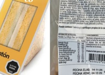 Alerta Alimentaria por Listeria en Sandwich ave pimentón comercializado a nivel nacional