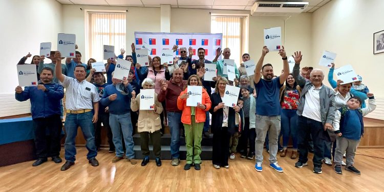 Gran despliegue en el Maule permite entregar más de 120 Títulos de dominio