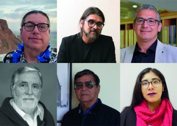Seis autores de Arica, Iquique, Santiago y Talca, para un libro