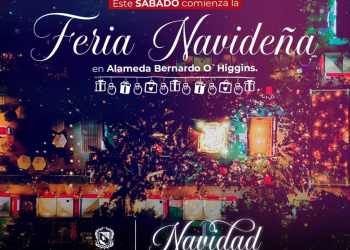 Partió Gran Feria Navideña en la Alameda de Talca: Ubicación y Horarios