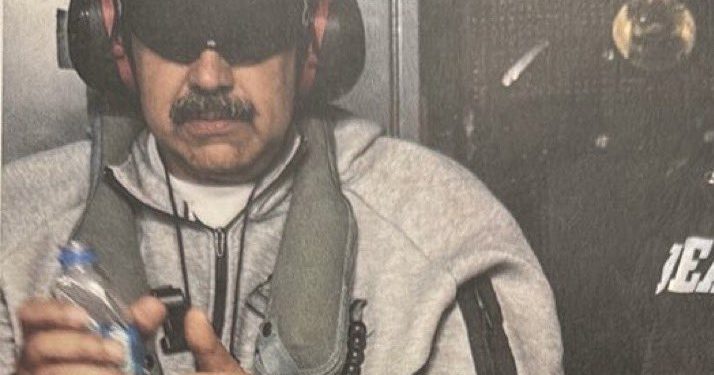 Primera foto de Nicolás Maduro capturado