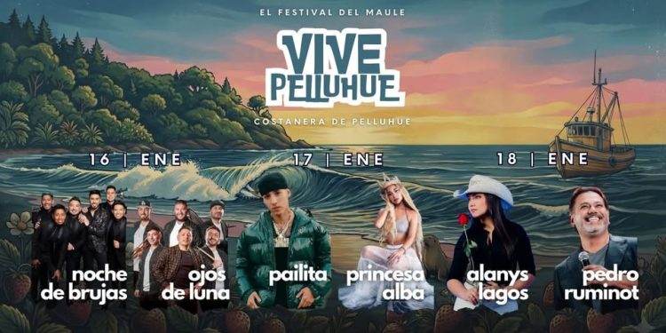 Festival Vive Pelluhue da a conocer su cartelera de artistas