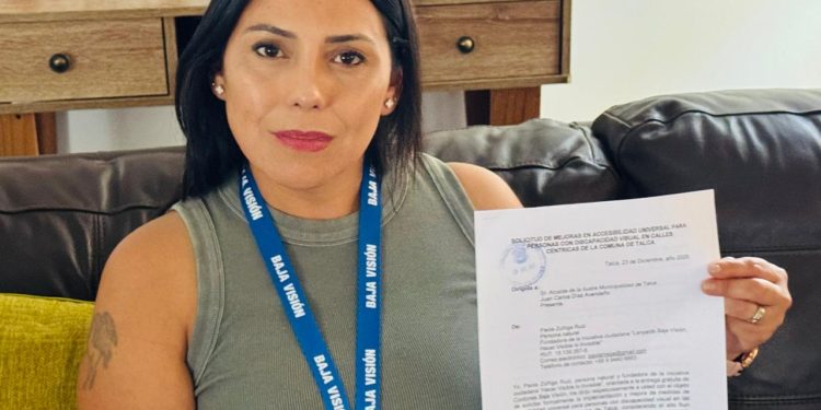 Caminar con incertidumbre: La deuda invisible de Talca con la discapacidad visual.