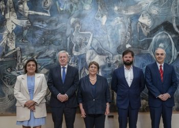 Boric oficializa candidatura de la ex Presidenta Michelle Bachelet a la Secretaría General de la ONU