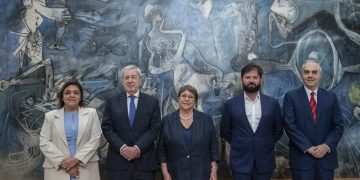 Boric oficializa candidatura de la ex Presidenta Michelle Bachelet a la Secretaría General de la ONU