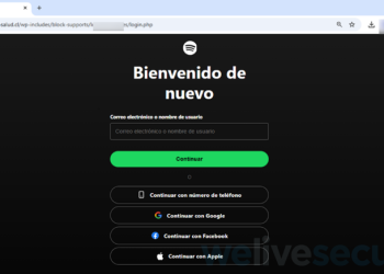 Páginas falsas de Spotify se ocultan en dominios legítimos de empresas latinoamericanas para robar información