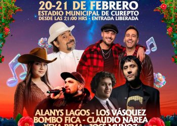 Confirman parrilla de Festival de la Camelia en Curepto: Bombo Fica y Los Vásquez entre l o s invitados