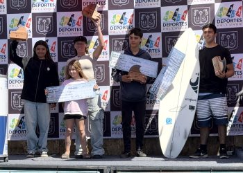 Joaquín Reyes y María Weiss vuelven a coronarse campeones en el clásico “Open Surf Curanipe 2026