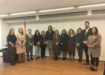 Delegación del Servicio Nacional de Reinserción Social Juvenil realiza proceso de formación especializada en España
