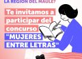 SernamEG Maule convoca a Segunda Versión de Concurso Literario “Mujeres Entre letras” en el contexto del Mes de la Mujer
