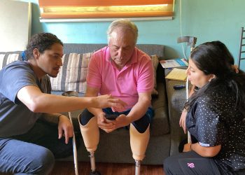 Servicio de Salud Maule y Hospital Regional de Talca realizan primera teleatención en fisiatría para usuario amputado del Maule