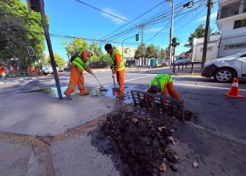 Municipio de Talca refuerza trabajos preventivos ante anuncio de precipitaciones en la región