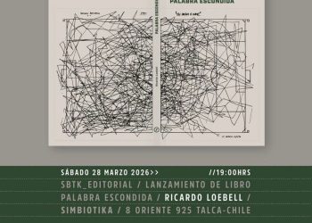 Lanzamiento y conversatorio del libro Palabra Escondida, obra de Ricardo Loebell en Estudio Simbiotika