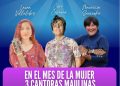 Pelarco rinde tributo a las mujeres con la presentación de tres cantoras maulinas