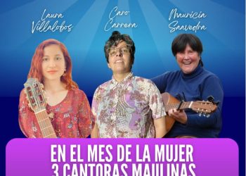 Pelarco rinde tributo a las mujeres con la presentación de tres cantoras maulinas