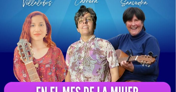 Pelarco rinde tributo a las mujeres con la presentación de tres cantoras maulinas
